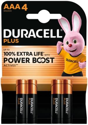 Duracell Batterie Ministilo AAA Plus Power Boost MN2400 1Cnf/4pz