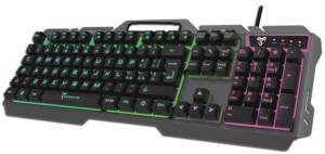 Techmade Tastiera Gaming Meccanica RGB Black
