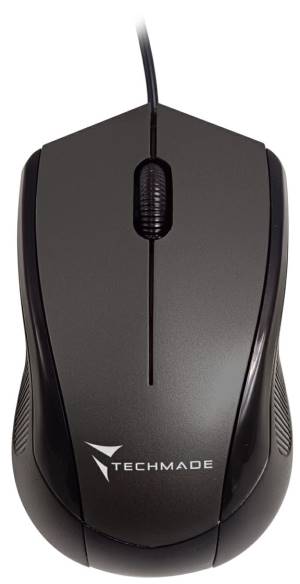 Techmade Mouse Ottico Usb Con Filo TM-XJ15 Black