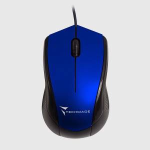 Techmade Mouse Ottico Usb Con Filo TM-XJ15 Blue