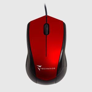 Techmade Mouse Ottico Usb Con Filo TM-XJ15 Red