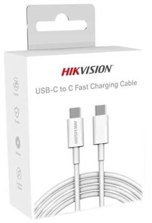 Hikvision Cavo USB-C a USB-C 1M 3A/60W White