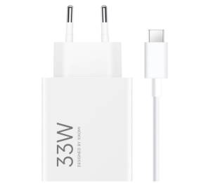 Xiaomi 33W Wall Charging Combo USB-A + Cavo USB-C White