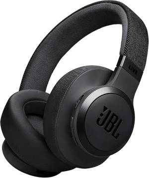 JBL LIVE770nc Cuffie Bluetooth con True Adaptive Noise Cancelling Black