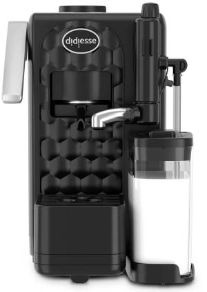 Didiesse Milkside Macchina da Caffè Cialde con Cappuccinatore Nero