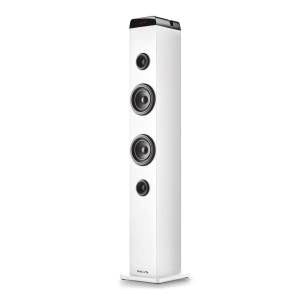 NGS Speaker a Torre Sky Charm Pro BT USB RadioFM AUX 50W Bianca