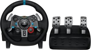 Logitech Volante + Pedaliera G29 PS5/PS4/PC
