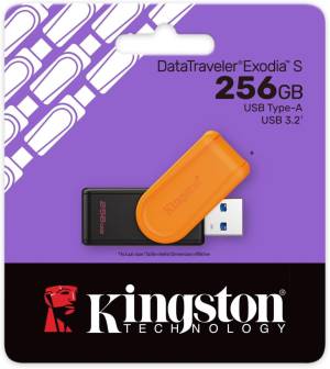 Kingston Pendrive USB-A 3.2 256GB DTXS/256GB Nero/Arancio