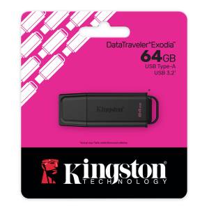 Kingston Pendrive USB-A 3.264GB DTXG2/64GB Nero
