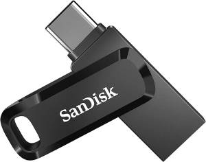 SanDisk Pendrive 64GB USB-C+USB-A 3.1 UltraDual Drive Go