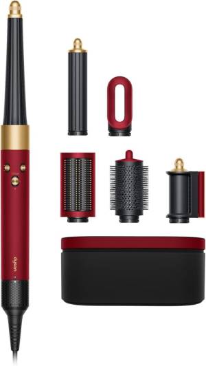 Dyson Airwrap ID Multistayler Straight+Wavy Red Velvet/Gold 1300W