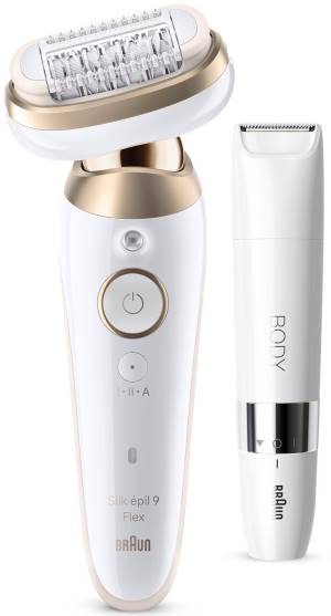 Braun Epilatore Elettrico Silk-épil 9 Flex SES9011 Bianco/Oro