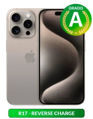Apple iPhone 15 Pro 128GB 6.1" Natural Tit. Ricondizionato Grado-A