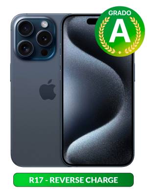 Apple iPhone 15 Pro 128GB 6.1" Blue Tit. Ricondizionato Grado-A