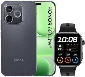 Honor 600 Lite 8+256GB 6.6"5G Velvet Black DS + Watch 2i ITA