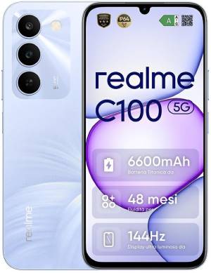 Realme C100 4+256GB 6.8" Blooming Purple DS ITA
