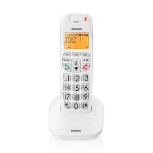 Telefono Cordless Brondi Bravo Bright Bianco