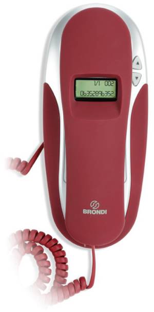 Telefono Brondi Kenoby CID Rosso/Bianco