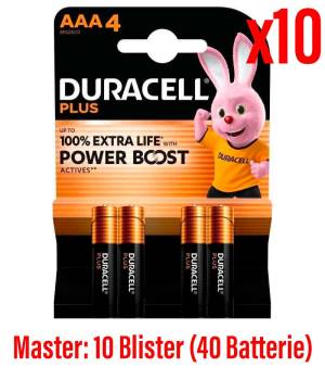 Duracell Batterie MinistiloAAA Plus Power Boost MN2400 1Cnf/4pz