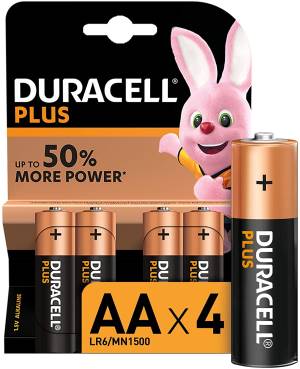 Duracell Batterie Stilo AA Plus LR6 MN1500 1Cnf/4pz