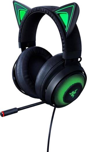 Razer Cuffie Gaming Kraken Kitty USB + Mic Black