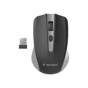 Techmade Gembird Mouse Senza Fili Space Grey Black