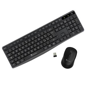 Techmade Kit Tastiera + Mouse Wireless TM-KM001 Black