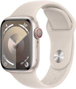 Apple Watch Serie 9 Cell 41mm Aluminium StarLight Sport Band StarLight S/M MRHN3QL/A