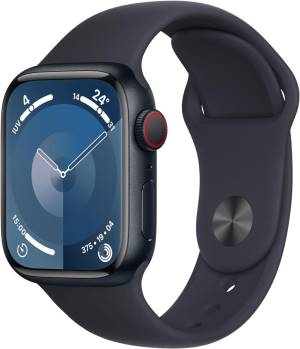 Apple Watch Serie 9 Cell 41mm Aluminium MidNight Sport Band MidNight M/L MRHT3QL/A