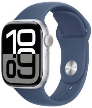 Apple Watch Series 10 42mm AC/Silver SP/Denim S/M MWWA3QC/A EU