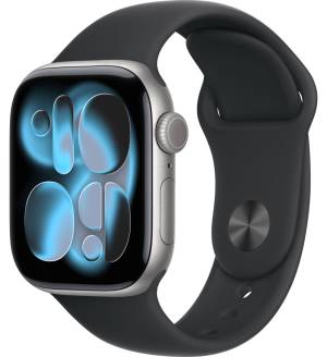 Apple Watch Serie 11 42mm AC/Space Grey SB/Black M/L ITA MEQX4QL/A