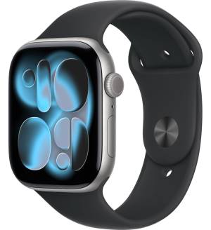 Apple Watch Serie 11 46mm AC/Space Grey SB/Black M/L EU MEV44WF/A