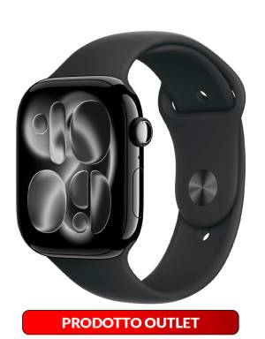 Apple Watch Serie 11 46mm Cnf.Danneggiata AC/Jet Blk SB/Blk M/L