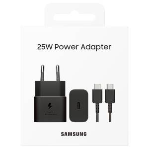 Samsung 25W Charger EP-T2510XBE FC USB-C +1m Cable Black