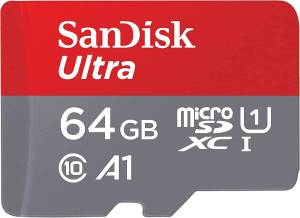 SanDisk Micro SD 64GB Classe 10 SDHC UHS-I U1 120MB/s