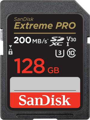 SanDisk Extreme PRO SD 128GB C10 UHS-I SDXC 200MB/s