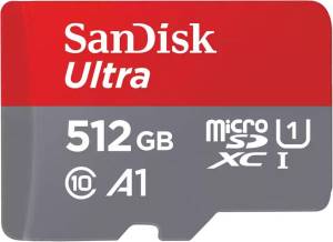 SanDisk Ultra MicroSD 512GB C10 UHS-I SDXC 150MB/s