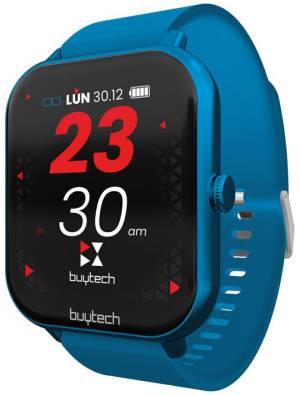 Techmade Smartwatch BuyTech Alfa Quadrato Allum. 1.83" Blu