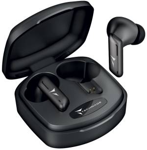 Techmade Auricolari TM-K175-BK Senza Filo Con Box Ricarica Nero