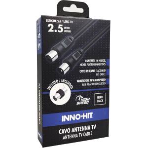 Inno-Hit Cavo Antenna M/F 2.5m Nero