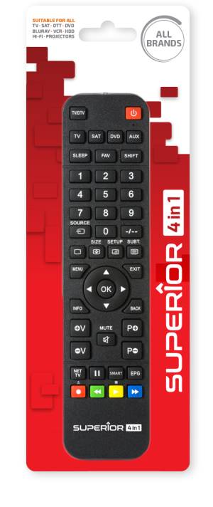 Superior Telecomando Universale 4 in 1 Light