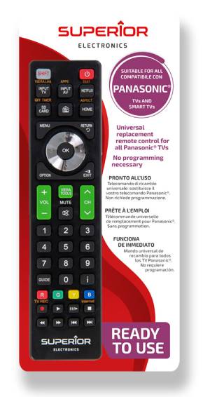 Superior Panasonic Universal Remote Control Smart TV Functions SH