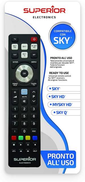 Superior Universal Remote Control SKY / SKY HD / MYSKY HD / SKY Q SH