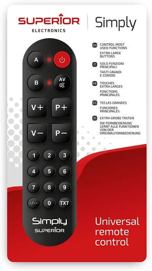 Superior Simply Numeric Universal Remote Control