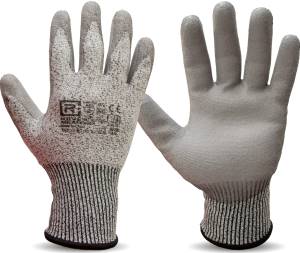 Anti-Cut Gloves Lv.3 Size S 1 Pair in Polyurethane RMOVE