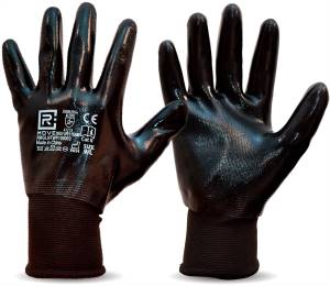 Waterproof Gloves Size M 1 Pair in Smooth Nitrile RMOVE