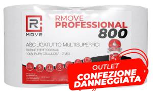 RMove Bobina Confezione Danneggiata Doppia Professionale 800 2Veli