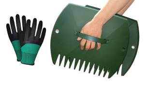 Fenner OpenAir Set 2pcs Leaf Collector Shovels + Nitrile Gloves