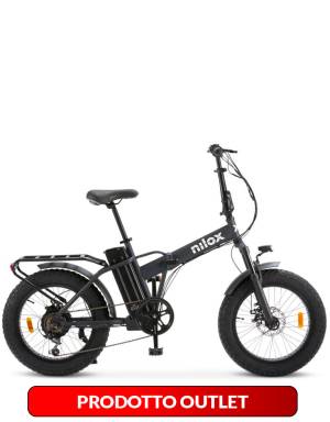 Nilox Bici Seconda Mano Elettrica X8 Pro Pieghevole 250W Black