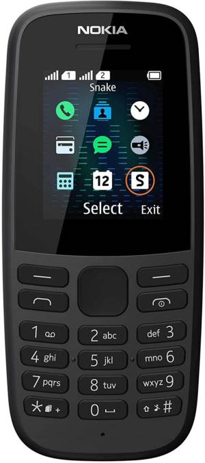 Nokia 105 Black 2019 DS EU